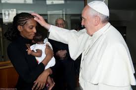 FREE AT LAST- Iconic Sudanese Christian Woman Meets With Pope