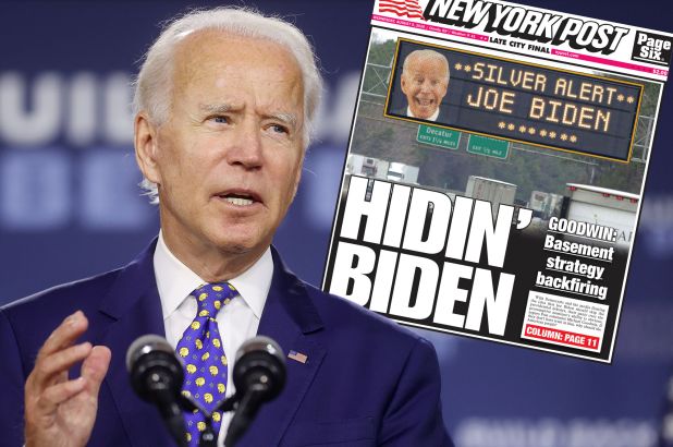 WILL JOE “HIDEN” CRAWL OUT FROM HIS BASEMENT FOR THE DEBATES?
